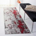 thumbnail image 2 of SAFAVIEH Adirondack Ladonna Abstract Runner Rug, Red/Grey, 2'6" x 10', 2 of 7