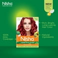thumbnail image 5 of (6 pack) Nisha Creme Hair Color | Permanent Long Lasting Red Hair Dye Colour Kit | Cherry Red | Mini Box 40gm / 1.35 Oz, 5 of 10