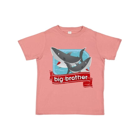 

Inktastic Big Brother Shark Gift Toddler Boy Girl T-Shirt