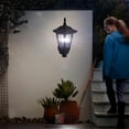 thumbnail image 6 of Gmogad Solar Wall Lantern Outdoor Sconce Lights, Vintage Solar Powered Wall Lamp for Garden Patio Garage Front Door, IP44 Waterproof Solar Wall Light Automatic Dusk to Dawn, 6 of 6