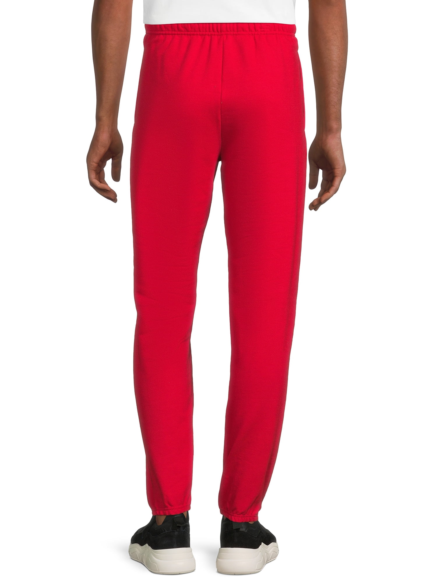 Athletic Works Men's & Big Men's Fleece Elastic Bottom Sweatpants, Sizes S-4XL