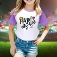 thumbnail image 2 of Toddler Boys Summer Tops Tees Casual Color Block Games Printed Raglan Short Sleeved T Shirt Daily Spring Shirts For Kid 3-4 T, 2 of 4