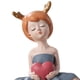 thumbnail image 4 of linda escultura,Estatuilla de resina para mujer,estatua,adorno de escritorio,Decoración del hogar Decoración de escultura de mesa coleccionable,Regalo de colección de figuras decorativas de, 4 of 8