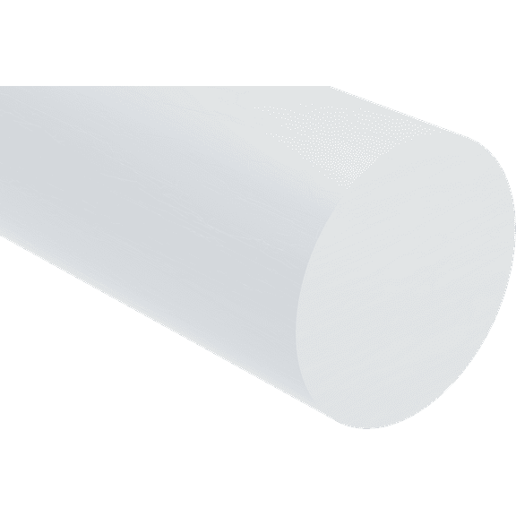 Plastic-Craft Acetal Copolymer Rod, Natural, 14MM Diameter x 12" L, Pack of 6