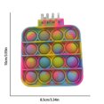 thumbnail image 2 of Push Bubble Square Notebook Extrusión De Silicona Suave Bloc De Notas De Burbujas Juguete De Descompresión Serendint FN006565-04, 2 of 6