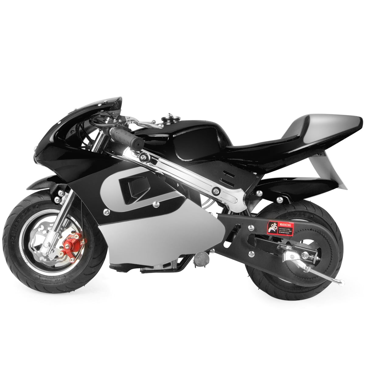 XtremepowerUS 40cc Kids Adults Mini Gas Motorcycle EPA Approved Ride On Pocket Bike Black Walmart