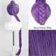 thumbnail image 5 of Demon Hunters Costume Cosplay For Kids, Rumi Costume Purple Braids Wig Halloween Cosplay Props, Anime Cosplay Wig, 5 of 5