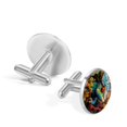 thumbnail image 3 of Chameleon Stylish Stainless Steel Cufflinks Set for Dress Shirts - for Formal Events, 3 of 6
