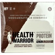 Health Warrior Chia Energy Bar, Dark Chocolate Coconut Sea Salt, 0.88 Oz