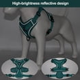 thumbnail image 4 of Harnais Réfléchissant pour Chien, Harnais de Poitrine pour Animal de Compagnie Style Gilet, Conception de Structure pour Animal de Compagnie, Fournitures Ajustables, Café/l, 4 of 9