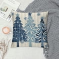 thumbnail image 2 of GOSMITH  Winter Snowman Joy Snowflake Christmas Throw Pillow Covers, Tree Winter Holiday Buffalo Plaid Cushion Case Decoration for Sofa Couch, 2 of 5