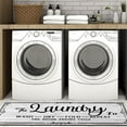 thumbnail image 4 of Farmhouse Laundry Room Rug 20"X48" Non Slip Washable Laundry Floor Mats, Home Kitchen Bathroom Hallway Entryway Runner Area Decor Rugs, 4 of 6