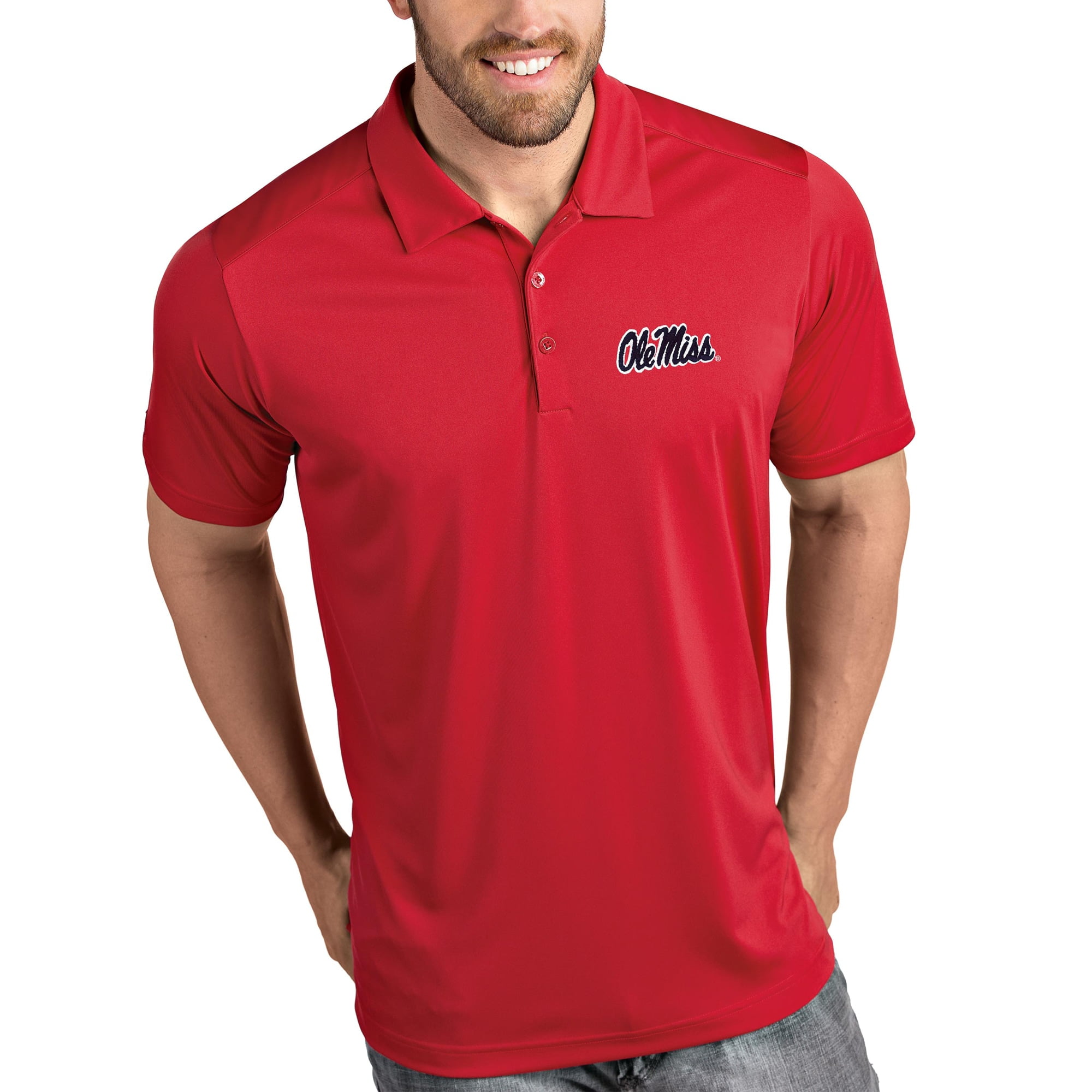 Ole Miss Rebels Antigua Tribute Polo - Red - Walmart.com - Walmart.com