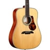 Alvarez MD60 Herringbone Dreadnought Acoustic Guitar Natural