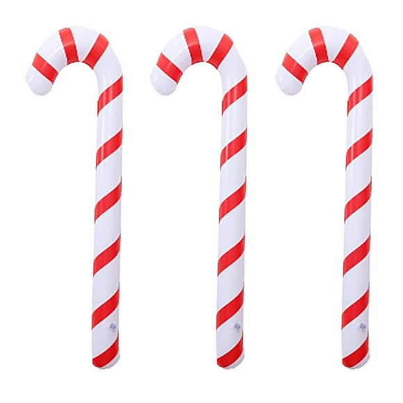 Fankiway Inflatable Candy Canes Christmas Canes Balloons Outdoor Candy Canes Decoration