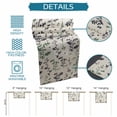 thumbnail image 6 of Green Grey Botanical Table Runner - 36 Inch Long Rustic Country Spring Floral Summer Leaf Cotton and Linen Blended Dress Scarves Farmhouse Table Runner for Kitchen Dining, Coffee Table, 13" x 36", 6 of 8