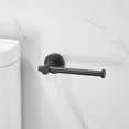 thumbnail image 5 of O'force Toilet Paper Holder Matte Black Thicken Space Aluminum Toilet Roll Holder for Bathroom Kitchen Washroom Wall Mount, 5 of 6