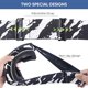 thumbnail image 5 of Gafas de moto UV400 JAMW Todoterreno Marco blanco y negro, 5 of 5