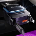 thumbnail image 1 of Cargador de coche LISEN retráctil de 96 W, carga rápida, 4 en 1, USB C, 1 of 8