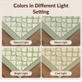 thumbnail image 7 of Design&I 5'x7' Ultra Soft Area Rug, Sage Lattice Cream Geometric Interlocking Botanical Bathroom None Fluffy Washable Non Shedding for Bedroom Living Room Home Office, 7 of 7