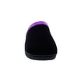 thumbnail image 3 of ComfyFeet Everything Comfy Black and Purple Slipper Clog Slipper - Large, 3 of 7