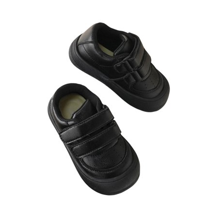 

Welliumy Kids Sneakers Non-Slip Casual Shoes Platform Flats Skateboarding Skate Shoe Sport Fashion Comfort Black 9C