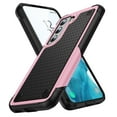 thumbnail image 1 of ELEHOLD for Samsung Galaxy S22 5G 2022 Fit Case, Military-Grade Dual Layer Raised Frame Screen & Camera Lens Protective Armor Hybrid PC+TPU Anti-Drop Shockproof Slim Rugged Case,Pink, 1 of 8