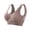 Coffee, variant on Seamless Sports Bra Wirefree Yoga Bra with Removable Pads for Women