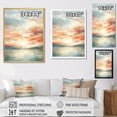thumbnail image 4 of Designart "Striking Coastal Sunset Vista IV" Sunrisesunset Floater Framed Canvas Prints, 4 of 5