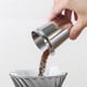 thumbnail image 5 of Matsuzay Cafetera de fácil limpieza No tóxico Múltiples tamaños disponibles Taza interior cepillada No deja juntas sin costuras de huellas Juegos de servir café y té  58 mm. Negro cepillado, 5 of 6