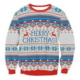 thumbnail image 1 of Pull à Manches Longues Pull Imprimé Noël Sweat-Shirt de Couple, 1 of 2