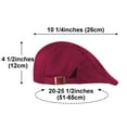 thumbnail image 4 of TOPTIE Chef Hat, Adjustable Beret Hat for Men and Women, Restaurant Cafe & Bakery Chef Cap-Red, 4 of 7