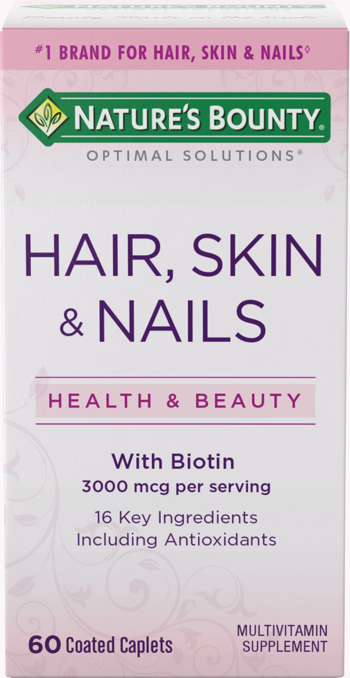 Nature S Bounty Optimal Solutions Hair Skin Nails Formula 60