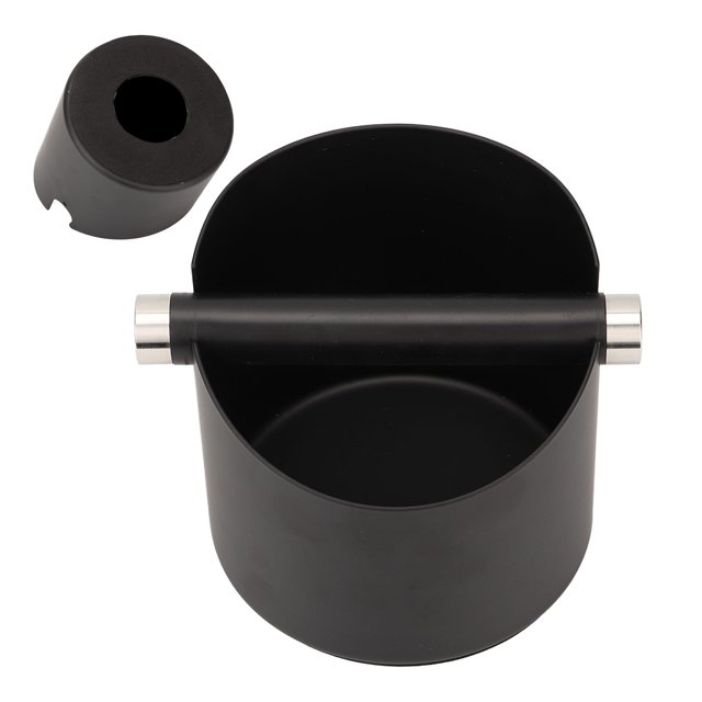 Coffee Knock Box, Coffee Machine Accessories Large Space Stainless Steel For Cafes For Home Kitchens