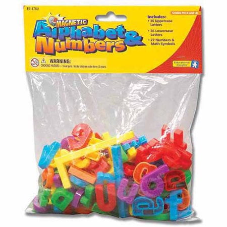 MAGNETIC LETTER AND NUMBERS WITH MATH SYMBOLS 50Pcs. 