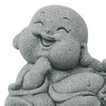thumbnail image 2 of Baohd Statue Miniature de Bouddha en Grès Figurine de Collection pour Décoration Intérieure, 2 of 9