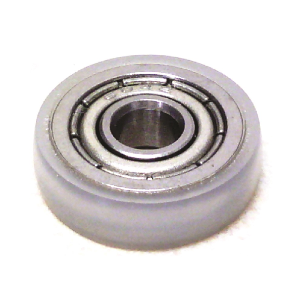 4mm Bore Bearing with 14mm nylon small plastic ball bearing roller Tire