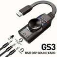 thumbnail image 2 of USB 7.1 Surround Sound Card, DSP Amplifier, Audio Adapter for PC and Smartphone - Plug & Play, 2 of 5