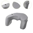 thumbnail image 6 of Esquirla Reading Pillow for Bed, Desk Pillow for Laptop Large Reading Pillow for Adults, for Sitting, Reading, Gaming, Couch Bed Floor Grey, 6 of 7