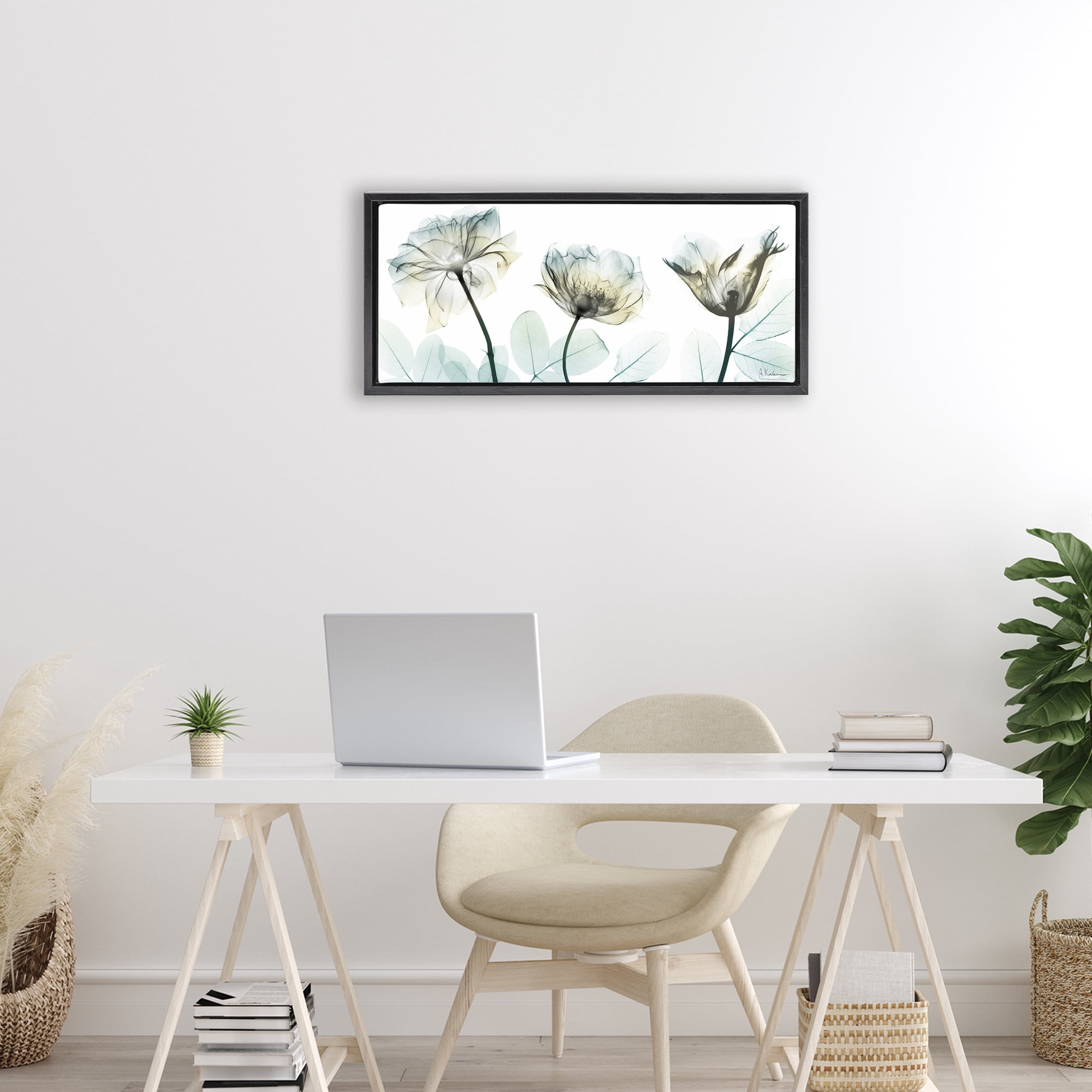 Stupell Industries Jewels Of Passion Black Framed Floater Canvas Wall Art, design by Albert Koetsier