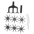 thumbnail image 3 of TICFOX Scarificateur de Sol de Jardin Résistant à l'Usure 2 en 1 Ventilé Rotation pour Outils de Jardin, 3 of 8