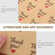 thumbnail image 5 of unbranded Thank You Sticker De Papel Color Marrón Claro Para Y En Superficies Lisas, 5 of 6
