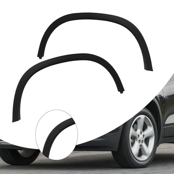 For 2013-2016 Chevrolet Trax Front Fender Trim Molding Wheel Arch Left Right 2pc Black