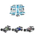 thumbnail image 5 of Juego de ruedas delanteras Off-Road, compatible con 1/5, caucho azul, 5 of 5