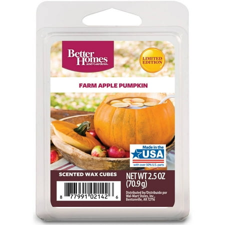 Better Homes & Gardens 2.5 oz Farm Apple Pumpkin Scented Wax Melts