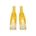 thumbnail image 1 of Eaton Tripp Lite Series Cat6 Gigabit Snagless Molded (UTP) Ethernet Cable (RJ45 M/M), PoE, Yellow, 14 ft. (4.27 m) - Patch cable - RJ-45 (M) to RJ-45 (M) - 14 ft - UTP - CAT 6 - molded, snagless, stranded - yellow, 1 of 2