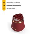 thumbnail image 2 of RTIC 8 oz Ceramic Lined Insulated Happy Hour Lowball Tumbler, Leak Resistant Lid, Soft-Touch Exterior, Black Cherry, 2 of 8