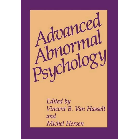 Advanced Abnormal Psychology, (Paperback)