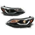 thumbnail image 2 of Headlight Headlamps Left and Right Side Fit for Chevy Cruze 2016-2019 White 42680785, 42680786, 84106695, 84156516, 2 of 9