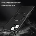 thumbnail image 5 of SaniMore for iPhone 14 Plus 6.7" 2022 Case, Rugged PC Back Shockproof TPU Bumper Wireless Charging Strong Magnetic Shell Slim Lightweight Heavy Duty Protective Cover for iPhone 14 Plus 2022, Black, 5 of 10